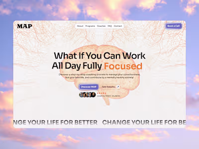 MAP Coaching Framer Website