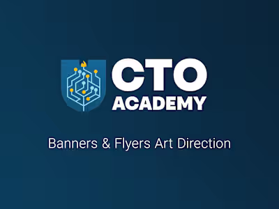 CTO Academy / Banners & Flyers Art Direction