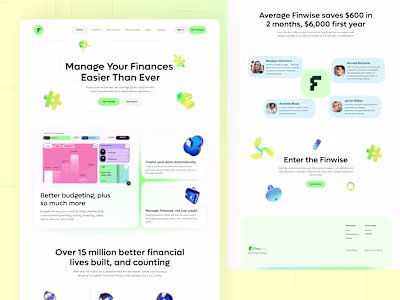 AI Finwise Website – Custom Webflow Development