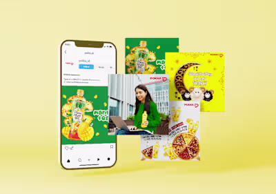 Social Media Design | Brand : Pokka, Indonesia