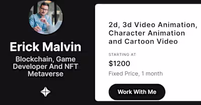 2d, 3d Video Animation, Character Animation and Cartoon Video b…