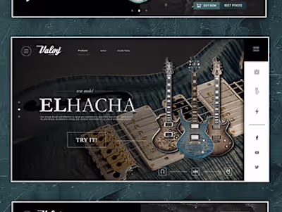 Valoy Guitars - Website