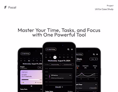 Focal - Ux Casestudy