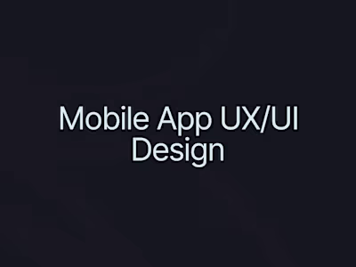 Mobile App Design