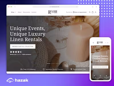 Reverie Social - eCommerce with rental functionality