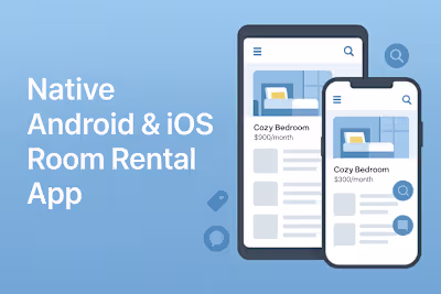 Native Android & iOS Room Rental App