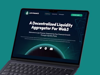 Lipo Finance Website Design and Development