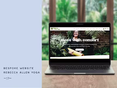 Rebecca's Bespoke website