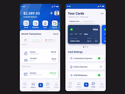 Banking App UI/UX With Figma