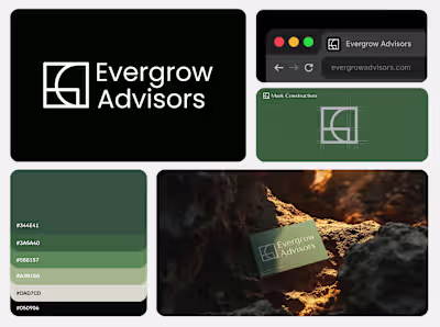 Evergrow Advisors Brand Design