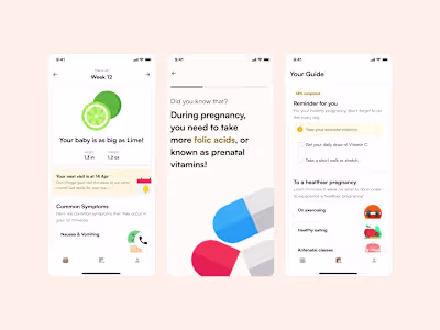 Designing a Smart Pregnancy-Tracker App from 0 to 1