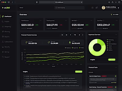 cfo360: Virtual CFO Webapp 