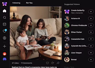 Image generation|Social Media|FlutterFlow