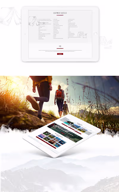 Innwalking Travel Website Design