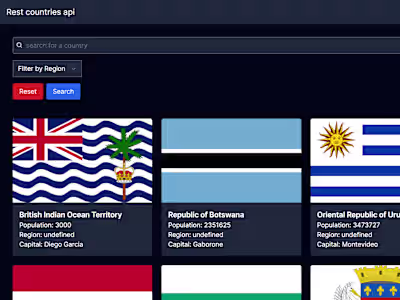 Country Finder (Rest API)