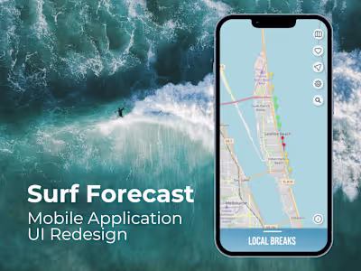 Surf Forecast - Mobile Application Redesign