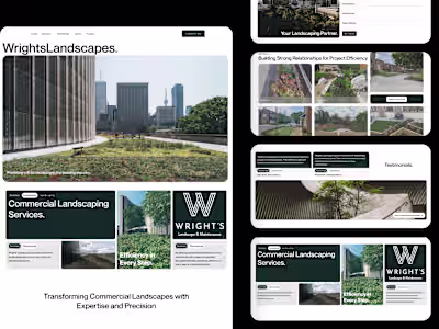Wrights Landscape | Webflow Website Redesign