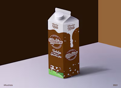 Meltico - Playful and Premium Chocolate Milk Branding