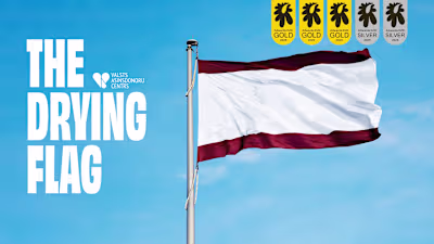 Utilizing national pride for good by creating The drying flag