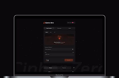 Cipher Zero — Designed by Chick Studio