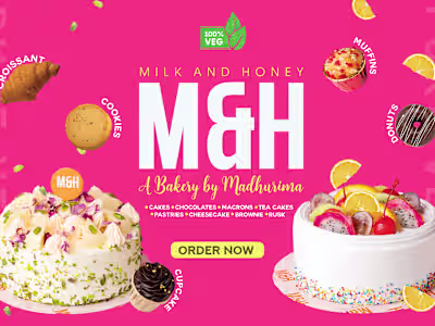 Milk And Honey Bakery Website 