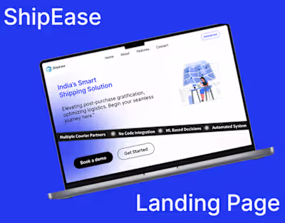 ShipEase: Website Landing Page