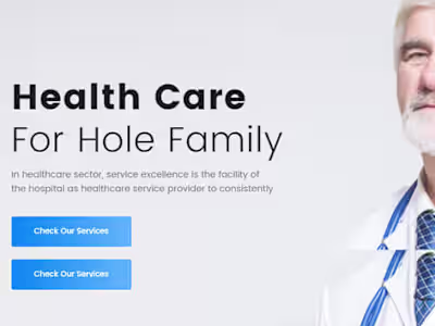 Medical Care Website Development