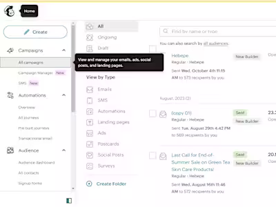Email Campaign Management