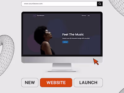 Soundwave (Music Company) : Website Development