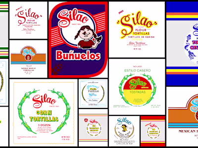 Product Label Restorations for Silao Tortillería : Behance