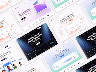 Landing Page Hero Sections Figma and Framer design (SAAS)