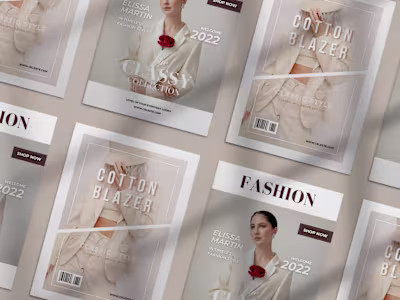 Fashion Magazine Cover
