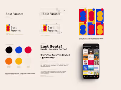 Best Parents Brand Identity & UI/UX Design