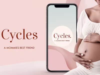 Cycles: A Pregnancy Wellness Companion App ~~ mock project