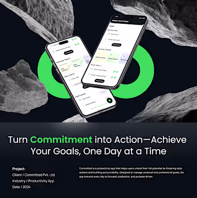 Committed: A Productivity App for Daily Tracking