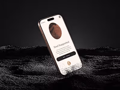 SoulPod — Founding Product Designer · Faster Onboarding Flow