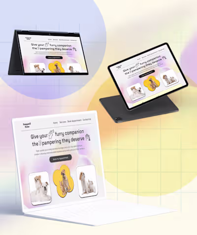 Website design/ UI design / landing page / UI/UX 