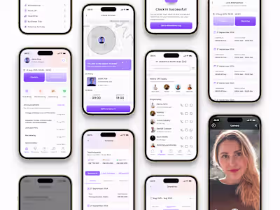HR Management App Design