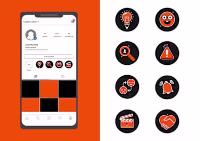 Social Media Highlight Icons