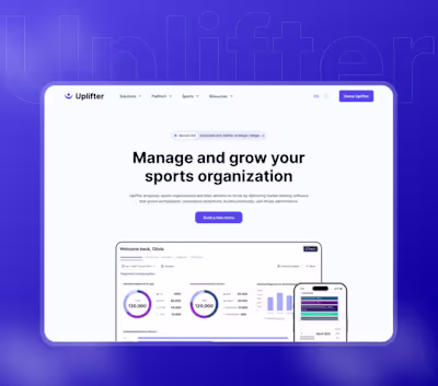 Uplifter – Webflow Development 
