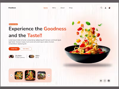 Foodsco Landing Page