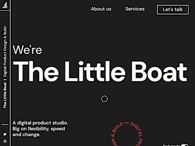 The Little Boat - Digital Product Studio