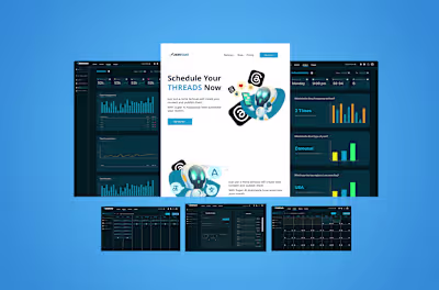 Thriend.io UI/UX Design for SAAS