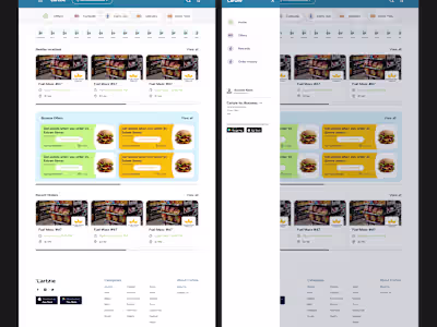 Cartzie - Website design