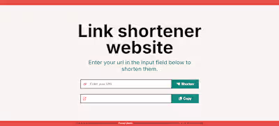 URL Link Shortner
