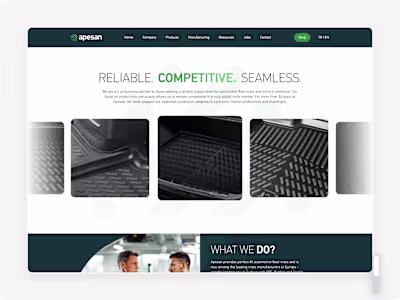 Apesan.co Website + Framer Development