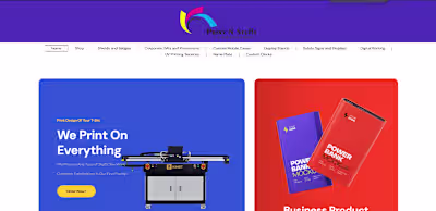 Website Development for a Print Shop