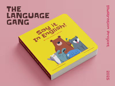 The Language Gang - Book Illustrations