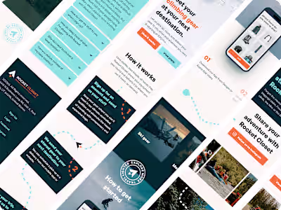 Rocketcloset - Website update and redesign - Delivery