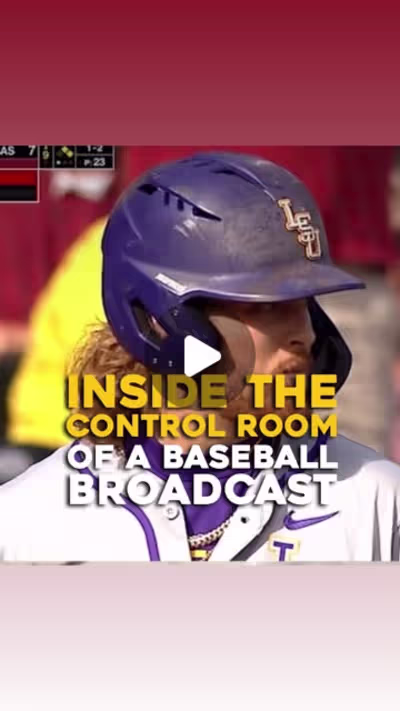 BTS College Baseball Control Room